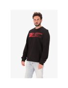 Diesel Bluza de trening cu imprimeu logo - Negru