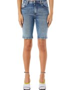 Diesel Pantaloni scurti dama din denim DE-GINNY - Albastru