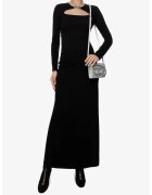 Diesel Rochie cu detaliu logo metalic Milano - Negru