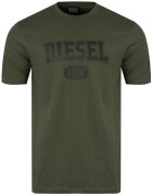 Diesel Tricou Barbati - 100% Bumbac - Decolteu Rotund - comod - de inalta calitate - Kaki