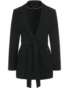 DiKa Blazer cu revere decupate si cordon