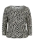 DiKa Bluza cu imprimeu geometric si maneci 3/4