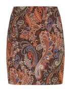 DiKa Fusta cambrata cu model paisley