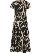 DiKa Rochie evazata cu imprimeu abstract