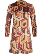 DiKa Rochie midi cu imprimeu geometric