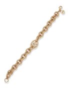 DKNY Bratara din alama Maggie - Auriu