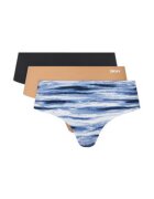 DKNY Set 3 perechi chiloti de baie dama - nylon/elastan - multicolor -