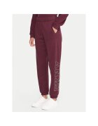 DKNY Sport Pantaloni sport dama - culoare bordo - material confortabil