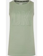 DKNY Tricou fara maneci cu logo supradimensionat