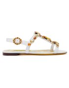 Dolce & Gabbana Sandale dama - Dolce Gabbana - piele naturala - model 8V135 - alb -