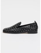 Dolce Vita Pantofi loafer de piele cu tinte Beny - Negru/Argintiu