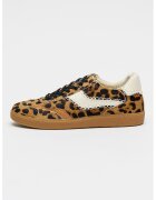 Dolce Vita Pantofi sport de piele cu animal print Notice Stitch 2.0 - Negru/Maro