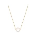 e-Crystal Colier Aur 375-9K cu perla de cultura de 8mm - 38-40 cm
