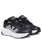 EA7 Pantofi sport barbati alergare - textil - Alb/Negru