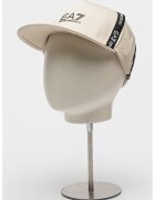 EA7 Sapca unisex ajustabila cu logo - Negru/Bej deschis