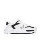 EA7 Tenisi barbatesti - Emporio Armani alb negru - material textil