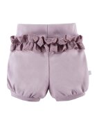 EEVI Pantaloni scurti bufanti cu volane in talie Botanic - Mov -