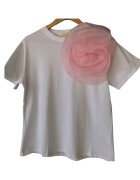 ElectraStore Tricou Alb Rose