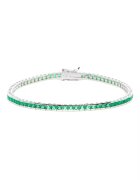 ElectraStore Bratara Tennis ARGINT 925 Rodiat Cu Cristale Zirconia - 19 CM