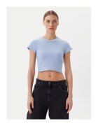 Element Tricou dama albastru - fabricat moale