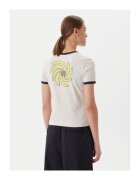 Element Tricou dama - Bumbac - Bej