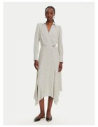 Elisabetta Franchi Rochie Camasa dama ecru