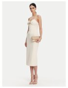 Elisabetta Franchi Rochie de cocktail dama culoare ecru