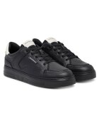 Emporio Armani Tenisi din piele naturala - Negru
