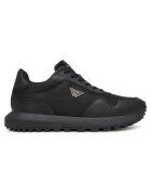 Emporio Armani Tenisi din piele naturala pentru barbati - Negru