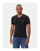 Emporio Armani Underwear Tricou barbati negru - bumbac