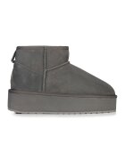 EMU Ghete flatform de piele intoarsa - fara inchidere Stinger - Gri carbune