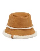 EMU Palarie bucket reversibila - Maro cognac/Alb murdar