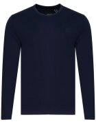 ENRICO COVERI Bluza barbati - 100% bumbac - Bleumarin