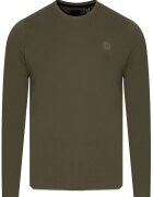 ENRICO COVERI Bluza barbati - kaki - 100% bumbac - croiala simpla