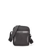 ENRICO COVERI Geanta crossbody cu model uni si insertii din piele ecologica - Negru