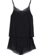 Esotiq Pijamale de dama Risotta negru