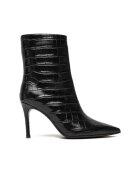 Eva Minge Botine din piele naturala - Negru