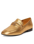 Eva Minge Mocasini dama - auriu - piele naturala - CYNIA-LT2513-37