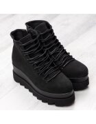 Exclusives Ghete din piele intoarsa Lyon - Negru