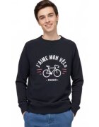 Faguo Bluza de trening cu imprimeu si maneci raglan -