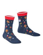 Falke Sosete lungi cu model Christmas - Rosu/Bleumarin