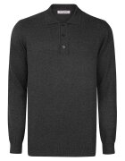 Felix Hardy Bluza polo slim fit - Gri antracit