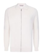Felix Hardy Cardigan cu fermoar si maneci raglan - Alb optic