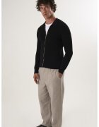 Felix Hardy Cardigan cu fermoar si maneci raglan - Negru