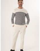 Felix Hardy Pulover din bumbac cu model in dungi - Bej deschis/Bleumarin