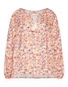FEMI STORIES Bluza Soso - stil Boho - florala - bej - Multicolor