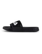 FILA Papuci cu logo in relief si perforatii - Alb/Negru