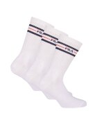 FILA Set de sosete lungi unisex - 3 perechi - Alb