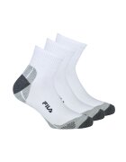 FILA Set de sosete scurte unisex - 3 perechi - Alb