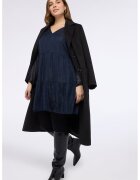 Fiorella Rubino Rochie lejera cu aspect stralucitor - Bleumarin